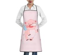 QWVBNcartoon flying pig Apron With Waterproof Pockets, Durable And Suitable for Adult Men And Women in the Kitchen.