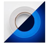 QWWQYDY Anti Slip Tape Luminous Tape 3 Meters Self-adhesive Glow Emergency Logo In The Dark Safety Stage Stickers Home Decor Party Supplies Decorative(Blue,1cmX3.0m)
