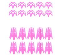 QWWQYDY Golf Tee 20pcs Pack of 10 Tall and Short Golf Tees Plastic Simulator Practice Training Mat for Home Outside Sports-Lover Athletes(Rose red)