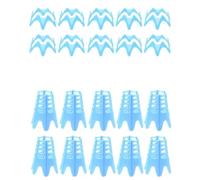 QWWQYDY Golf Tee 20pcs Pack of 10 Tall and Short Golf Tees Plastic Simulator Practice Training Mat for Home Outside Sports-Lover Athletes(Blue)