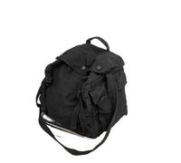 QWWQYDY Messenger Bag Women's Large Capacity Thick Canvas Messenger Bags Designer Handbags Versatile Travel Shoulder Bag Unisex School Crossbody(Black)