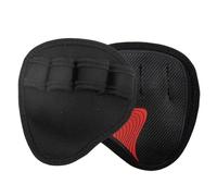 QWWQYDY Workout Grip Pads Neoprene Grip Pads Lifting Grips Gym Workout Gloves Lifting Pads For Weightlifting Powerlifting Gym Gloves Hand Grips Protector(Silicone Black)