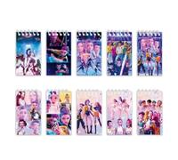 QWYEIQ 10PCS Korean Idol Demon Movie Hunters Composition Notebook: Supernatural Star Power, Inspired Music Lover Fanart Journal for Fans, Back to School, Diary & Everyday Inspiration for Teens
