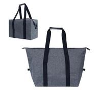 QWYEIQ 20L Foldable Cooler Bag Large Lunch Bags Reusable Shopping Bags Portable Leakproof Thermal Picnic Bag with Hard Liner Keeps Hot or Cold for Picnics Beach Camping Food Delivery & Outdoor
