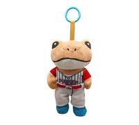QWYEIQ El Sapo Plush, Bad Bunny Sapo Concho Músico Plush Keychain, 9.8 Inch Cute Frog Plushies Toy, Soft Stuffed Animal Pillow Doll Bad-Buny Merch Gift for Fans