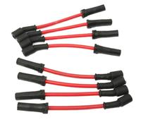 Qwyncrady 10mm Red Spark Plug Ignition Wires Set Compatible With LS2 | Fits LS1, LS3, LS6, And LS7 Engines