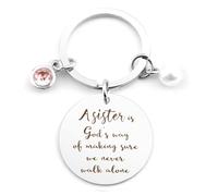 QWZify Sister Keyring, Sister Birthday Gifts, Big Sister Gifts for Little Girls, Sister Gifts From Sister, Birthday Gifts for Sister, Sister In Law Gifts for Sisters Adults, Sister Present for Sister