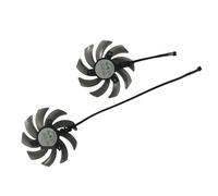 QWZOZST 2Pcs Graphics Video Fan Cooler,TH9210S2H-PAA01/FDC10H12S9-C/GA91S2U, For EMTEK for RTX 2060 for SUPER for STORM X for DUAL, for for GTX 1660Ti(5.5mm Plug GA91S2U)