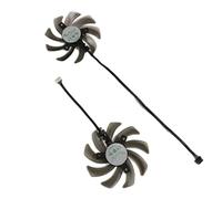 QWZOZST 2Pcs Graphics Video Fan Cooler,TH9210S2H-PAA01/FDC10H12S9-C/GA91S2U, For EMTEK for RTX 2060 for SUPER for STORM X for DUAL, for for GTX 1660Ti(9mm Plug GA91S2U)
