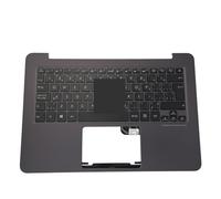 QWZOZST Canadian French Belgian AZERTY Keyboard Palmrest Top Case For ASUS for Zenbook UX305 UX305CA UX305FA UX305F 90NB06X1 R31FR1 3130BE00(PURPLE)