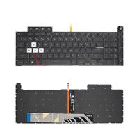 QWZOZST Laptop Keyboard For ASUS for TUF for Gaming F15 FX507 FX507Z/C/ZE/ZM/ZR FX707 FX517 FA507 FA507R GA507 FA617 2022 2023(US Black RGB Light)