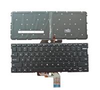 QWZOZST US English Laptop keyboard For Xiaomi MI Air 13.3 inch backlit 9Z.ND7BW.601 MK10000039161 sliver(US Black)