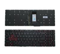 QWZOZST US RU Brazil Turkey Latin Spanish Backlit Keyboard For Acer for Nitro 5 AN515-51 52 53 31 41 42 LG5P-A52BRL(US English)