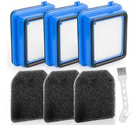 QX7 Filter for AEG, 3 Pieces QX6 QX7 QX8-2 Vacuum Cleaner Replacement Parts Accessory Set Replacement Filter for AEG ASKW1, 3 Pre-Motor Filters, 3 Hygiene Filters, 1 Cleaning Brush