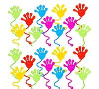 QXCFTW Sticky Hands, 30Pcs Sticky Hands Toy, Sticky Hand, Sticky Toys, Sticky Men, Sticky Man, Sticky Fingers, for Kids Party Supplies, Classroom Rewards (Color Random)