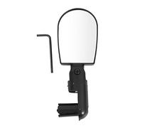 Qxckyag Bar End Bicycle Mirrors 360 Rotatable Rear View for City Riders | Black ABS mirrors measure 18.5 x 10.5 x 2 cm, small enough to minimize wind resistance yet broad enough for safe checks