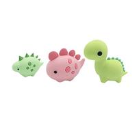 Qxckyag Cable Protector for USB Cables - 2 Colorful Cartoon Set | Includes 3 cute dinosaur protectors in a compact silicone design; slide cables into the slot to prevent wear fray.