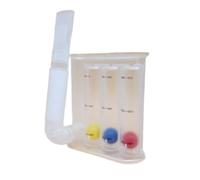 Qxckyag Lung Capacity Device for in-Home Breathing Practice and Rehab | Colorful compact plastic body echoes the simple at-home routine, while the compact form fits in a pocket for quick sessions.