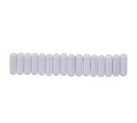 Qxckyag PTFE Magnetic Stir Bar 8x25mm, 16 Pcs White Nonreactive Lab Bar | Withstand -196 to 250 C and remain chemically inert, this stir bar performs reliably in harsh solvents and vigorous mixing.
