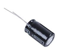 Qxckyag Radial Electrolytic Capacitors 22uF 400V 105C 13x21mm 10 Pack Black | Set of 10pcs Radial Capacitors 22uF 400V 105C; aluminum dielectric, compact 13x21mm; ideal for repair work.