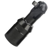 Qxckyag Ratchet Wrench Head HighHardness OneHand Black | High hardness and toughness for long service life in heavy-duty applications.