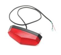 Qxckyag Rear Lamp High-Intensity LED Night Riding 12V-80V ABS Housing | High-intensity LED taillight enhances visibility for night rides, improving safety for riders and other road users.