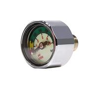 Qxckyag Scuba Diving Bottle Pressure Gauge 7/16-20UNF 350BAR/5000PSI | Luminescent faces glow for night dives; a clear visual low-air indicator lets you monitor remaining air at a glance.