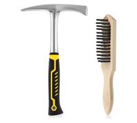 Qxckyag Welding Chipping Hammer Dual Tip with Flat Head for Slag Removal | Compact yet robust design enables easy handling and storage; ideal for workshop or field use with balanced 28 oz weight.