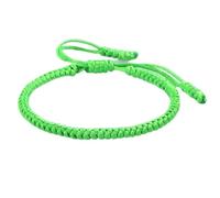 QXDZSW 19 Colors String Braided Bracelet Men Women Handmade Tibetan Bracelets Bangles Lucky Rope Thread Prayer Jewelry