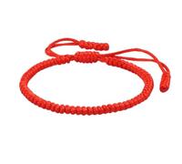 QXDZSW 19 Colors String Braided Bracelet Men Women Handmade Tibetan Bracelets Bangles Lucky Rope Thread Prayer Jewelry