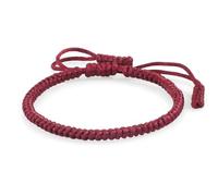 QXDZSW 19 Colors String Braided Bracelet Men Women Handmade Tibetan Bracelets Bangles Lucky Rope Thread Prayer Jewelry