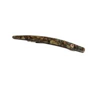 QXDZSW 1pc Minimalist One Word Gold Label Spring Clip Women's Rear Head Grip Clip Headpiece