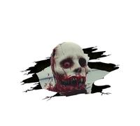 QXDZSW 3D Ghost Floor Stickers Wall Decoration Scary Halloween Removable Interior Scary Atmosphere Bar Party Spooky Props