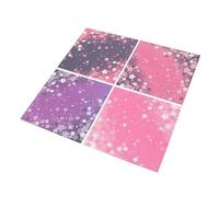 QXDZSW 60Pcs/Set Colorful Origami Kids Handmade Double Sides Scrapbooking Cherry Blossom Square Folding Craft Paper