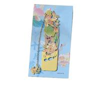 QXDZSW Aesthetic Stationery Metal Bookmark Hollow Flower Painting Bookmarks Student Reading Book Clip Book Teacher