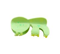 QXDZSW Cute cartoon green little man hair claws, multi-functional hair accessories hair claws, knitted trendy hair accessories