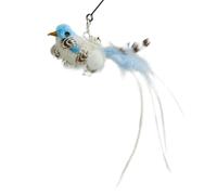 QXDZSW Handfree Bird/Feather Cat Wand with Bell Powerful Suction Cup Interactive Toys Cats Kitten Hunting Exercise Pet Product