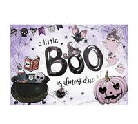 QXDZSW Happy Halloween Backdrop Horror Moon Pumpkin Witch Castle Little hotography Background Party Decor