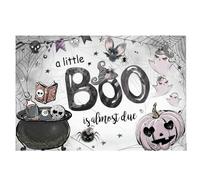QXDZSW Happy Halloween Backdrop Horror Moon Pumpkin Witch Castle Little hotography Background Party Decor