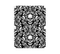 QXDZSW Sugar Skull Floral Peel and Stick Wallpaper Bedroom Black/White Removable Accent Wall Decorations