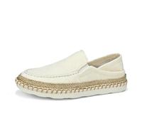 QXDZSW Summer Sewing Loafers Man Breathable Comfortable Mens Canvas Shoes Fashion Flat Fisherman Men Half Shoes
