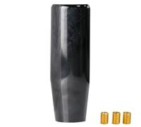 QXEJEBAF Car Gear Shift Knob Universal 12CM Marble Style Gear Stick Shift Knob Manual Shifter Lever Head Shift Knob(Black)