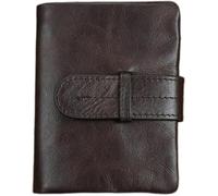 QXHSSM Retro Genuine Leather Bifold Wallet for Men RFID Blocking Classic Slim Design Card Holder(Short)