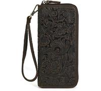 QXHSSM Retro Genuine Leather RFID Blocking Wallet for Men Slim Credit Card Holder Front Pocket