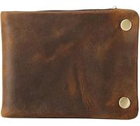 QXHSSM Retro Genuine Leather Wallet for Men RFID Blocking Minimalist Design with Gift Box