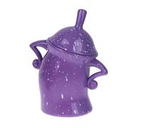 Qxiao Canister with Attitude Kitchen Plastic Canisters Food Storage Crooked Body Mug Fun Sassy Canister Food Storage Jars for Coffee Tea Spices Food Storage Jar with Airtight Lid for Kitchen