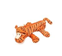 Qxiao Cartoon Animal Pencil Case Lion Tiger Crocodile Hippo Shape Pen Pencil Case 3D Plush Doll Pen Pouch with Zipper Creative Animal Stationery Organizer Cosmetic Bag for Home Office School