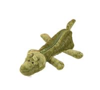 Qxiao Cartoon Animal Pencil Case Lion Tiger Crocodile Hippo Shape Pen Pencil Case 3D Plush Doll Pen Pouch with Zipper Creative Animal Stationery Organizer Cosmetic Bag for Home Office School