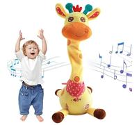 Qxiao Dancing Giraffe Toy Volume Control Singing Dancing Giraffe Toy Talking Light Up Twistingdancing Giraffes Singing Interactive Baby Toys for Toddler Encourage Speech Fun Repeating Baby Toys Gifts