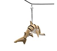 Qxiao Hammerhead Shark Keychain,3D Movable Joints Hammerhead Shark Keychain,Shark Key Ring Creative Gifts For Men Women Home Office Ornaments,For Purse Backpack Handbags Accessories